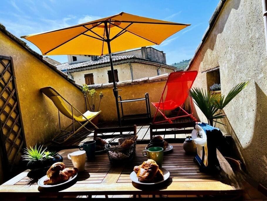 La Terrasse D'Olea, Au Coeur Du Village Buis-les-Baronnies Eksteriør bilde