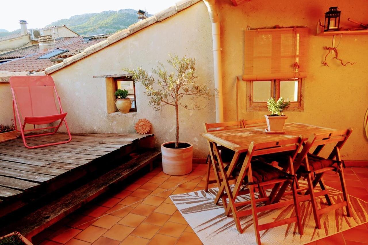 La Terrasse D'Olea, Au Coeur Du Village Buis-les-Baronnies Eksteriør bilde