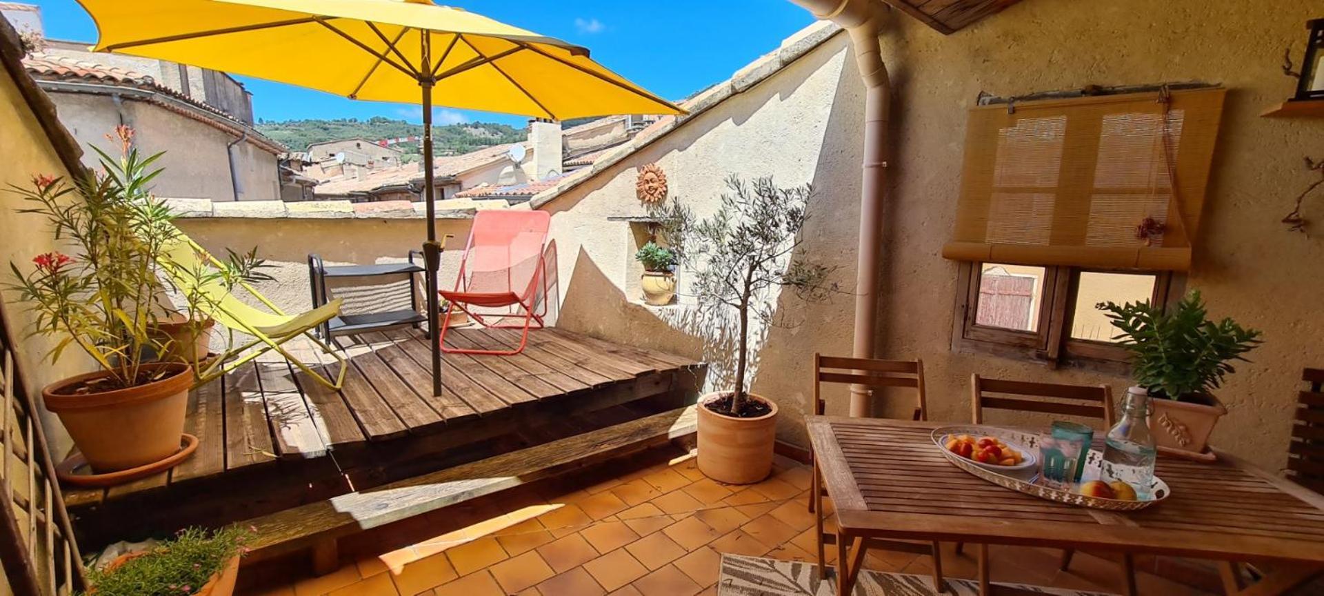 La Terrasse D'Olea, Au Coeur Du Village Buis-les-Baronnies Eksteriør bilde